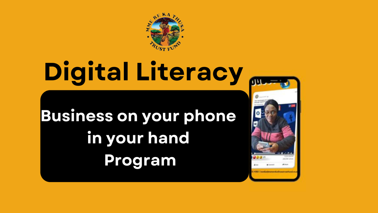 Business on your phone in your hand